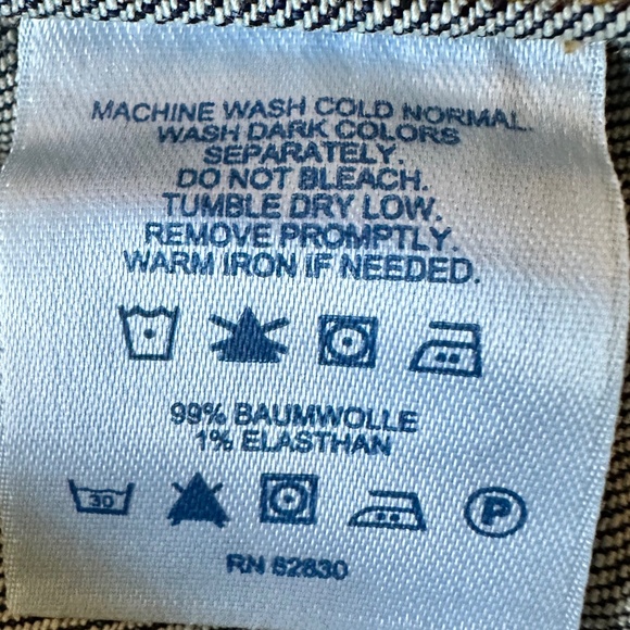 Land’s End Classic Jean Jacket women’s size6-8 - Picture 5 of 7